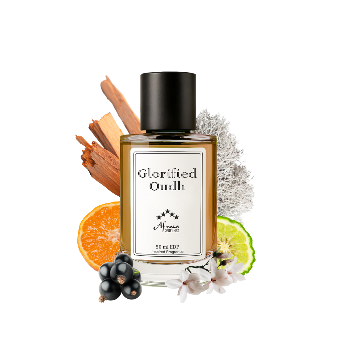 Glorified Oudh Perfume for Men | Warm Spicy Woody Oudh Fragrance | 50ml Unisex Eau de Parfum Spray | Luxury Gift for Him
