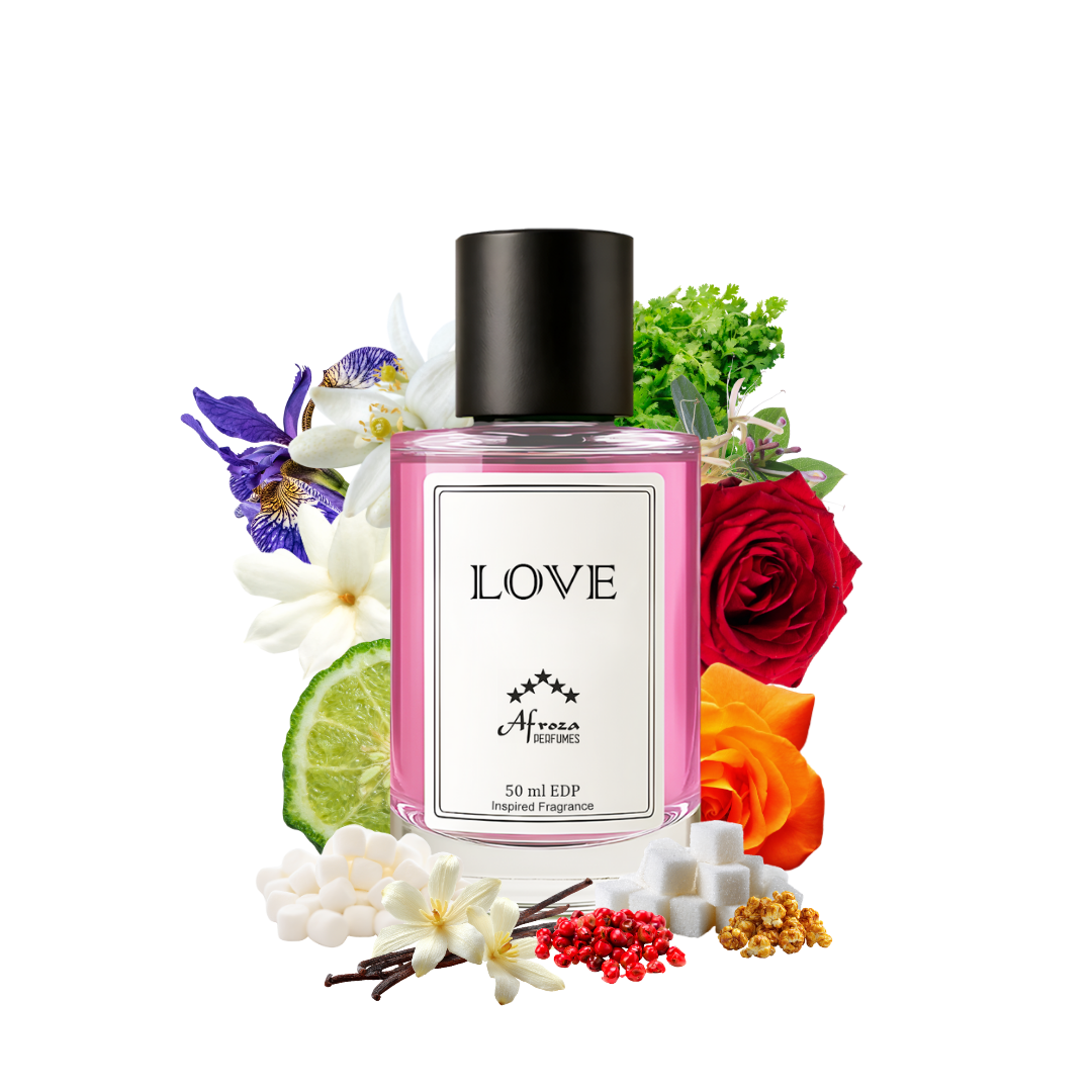 (Inspired By Love by Killian) Love Perfume For Women | Sweet Gourmand Floral Vanilla Musk Fragrance | 50ml Apparel Perfume | Luxury Gift For Her