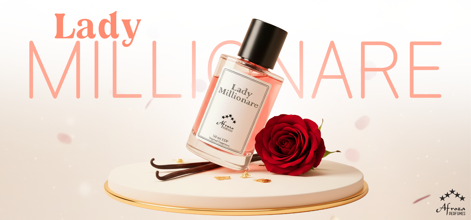 Lady Millionaire Perfume For Women | Sweet Fruity Floral Amber Musk Fragrance | 50ml Eau De Parfum Spray | Luxury Gift For Her